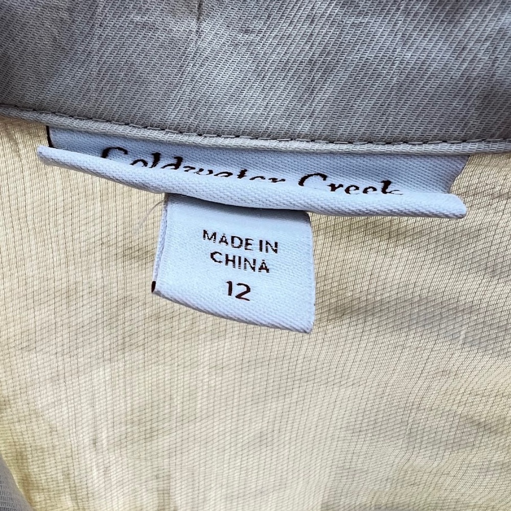 Coldwater Creek Lighweight Jacket Size 12 🎉Host Pick🎉 - Picture 5 of 9